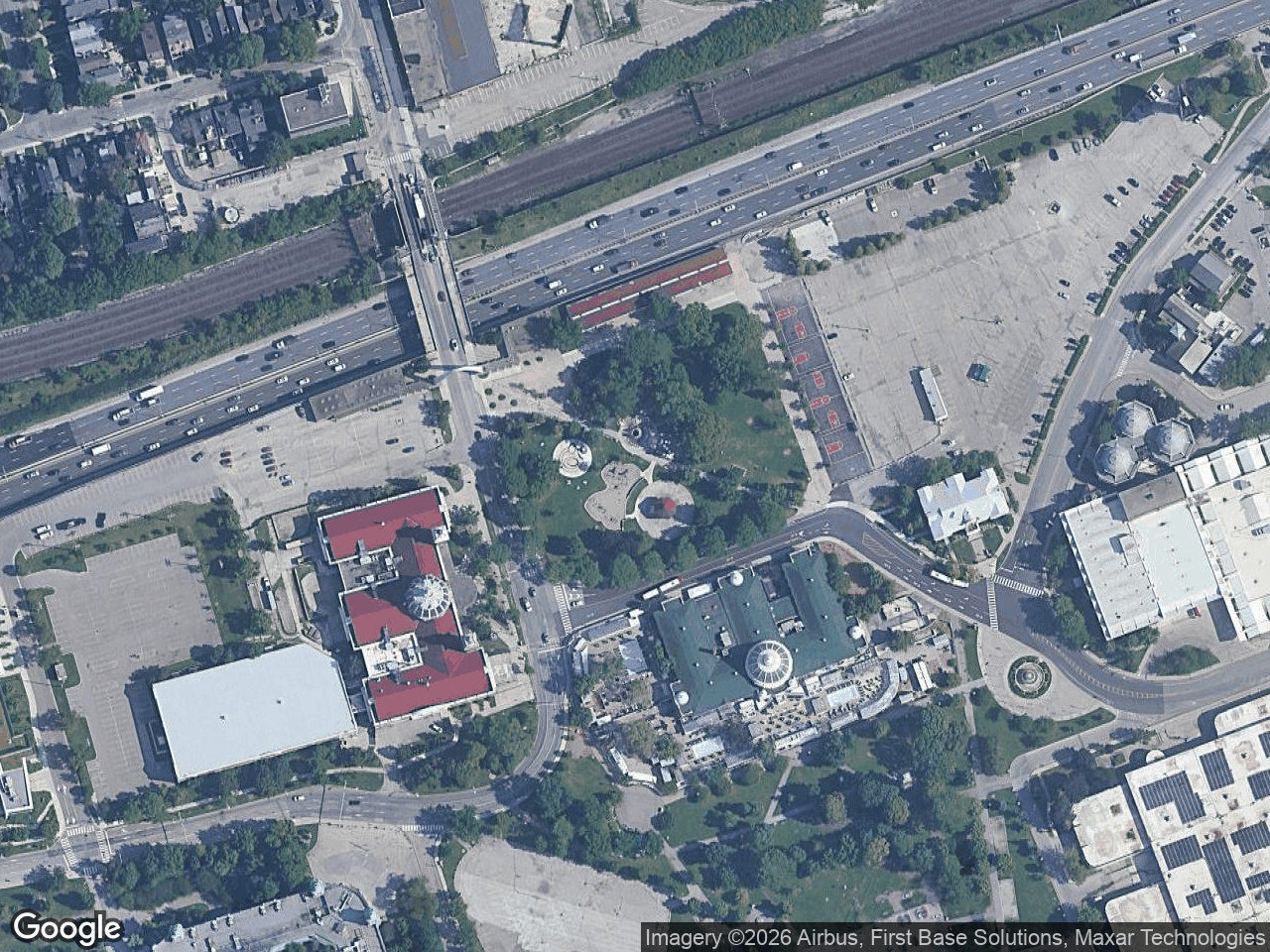 Aerial view of 2015 Pan-Am Games – BMX Competition Track