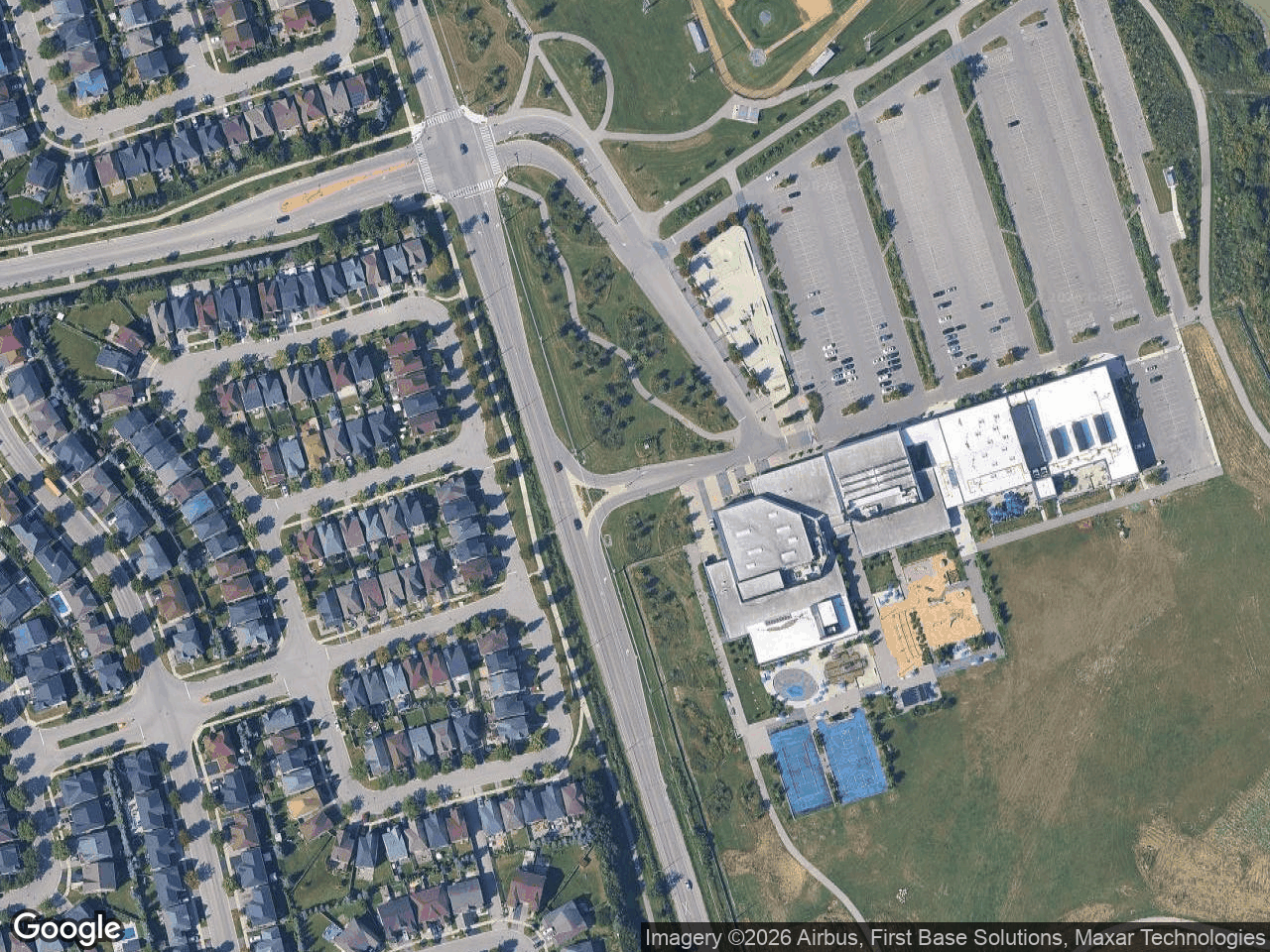 Aerial view of Ajax Fairgrounds at the Audley Recreation Center – Feasibility Study
