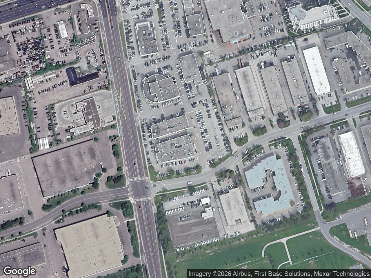 Aerial view of Alta Nissan