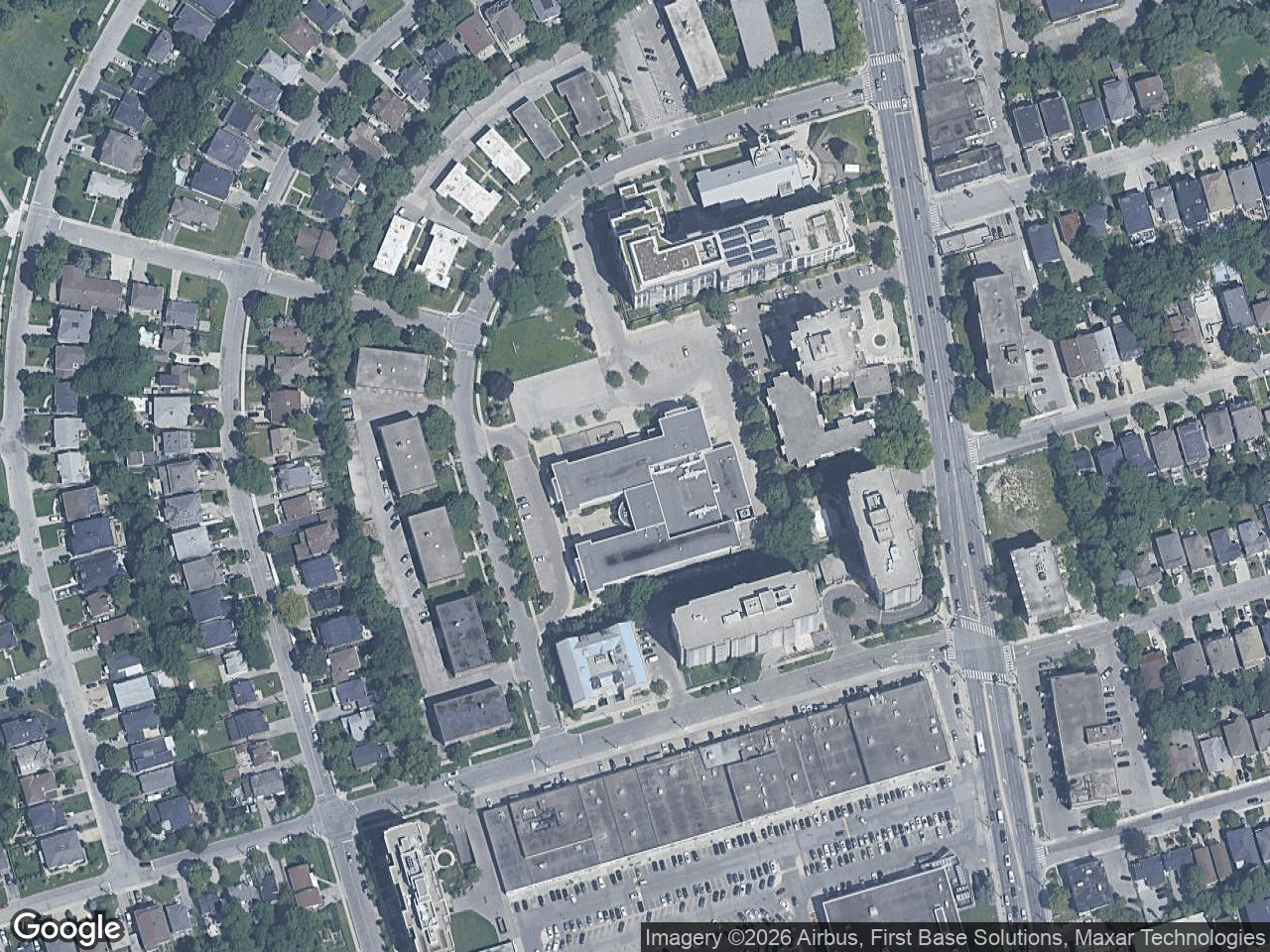 Aerial view of Bais Yaakov Elementary – Addition