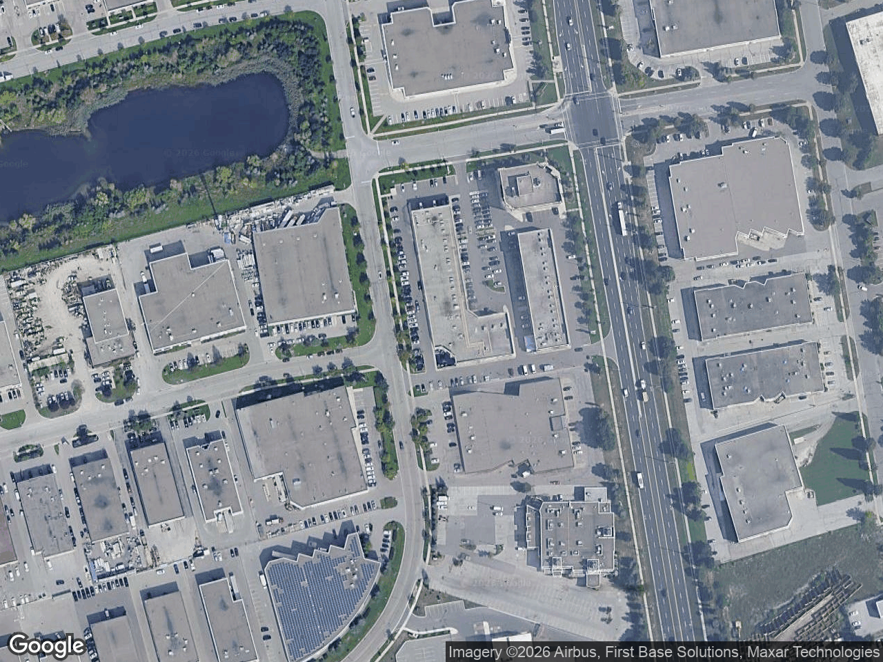 Aerial view of Crystal Corporate Centre