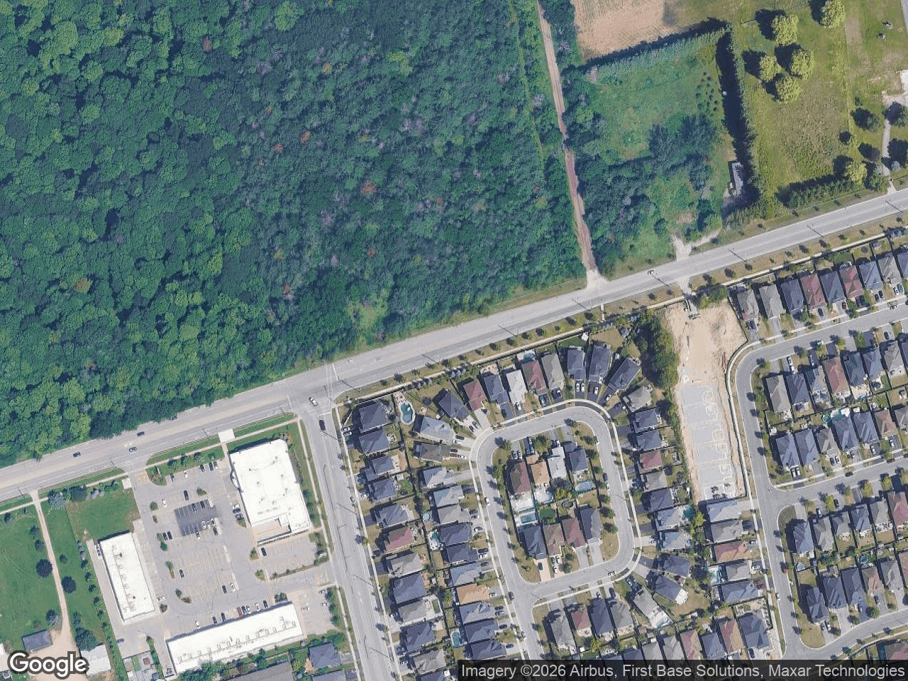 Aerial view of Hamptons Residential Subdivision