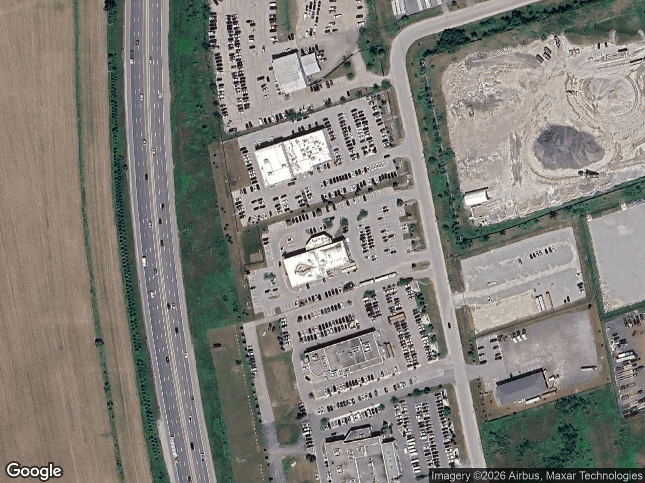 Aerial view of Innisfil Infiniti