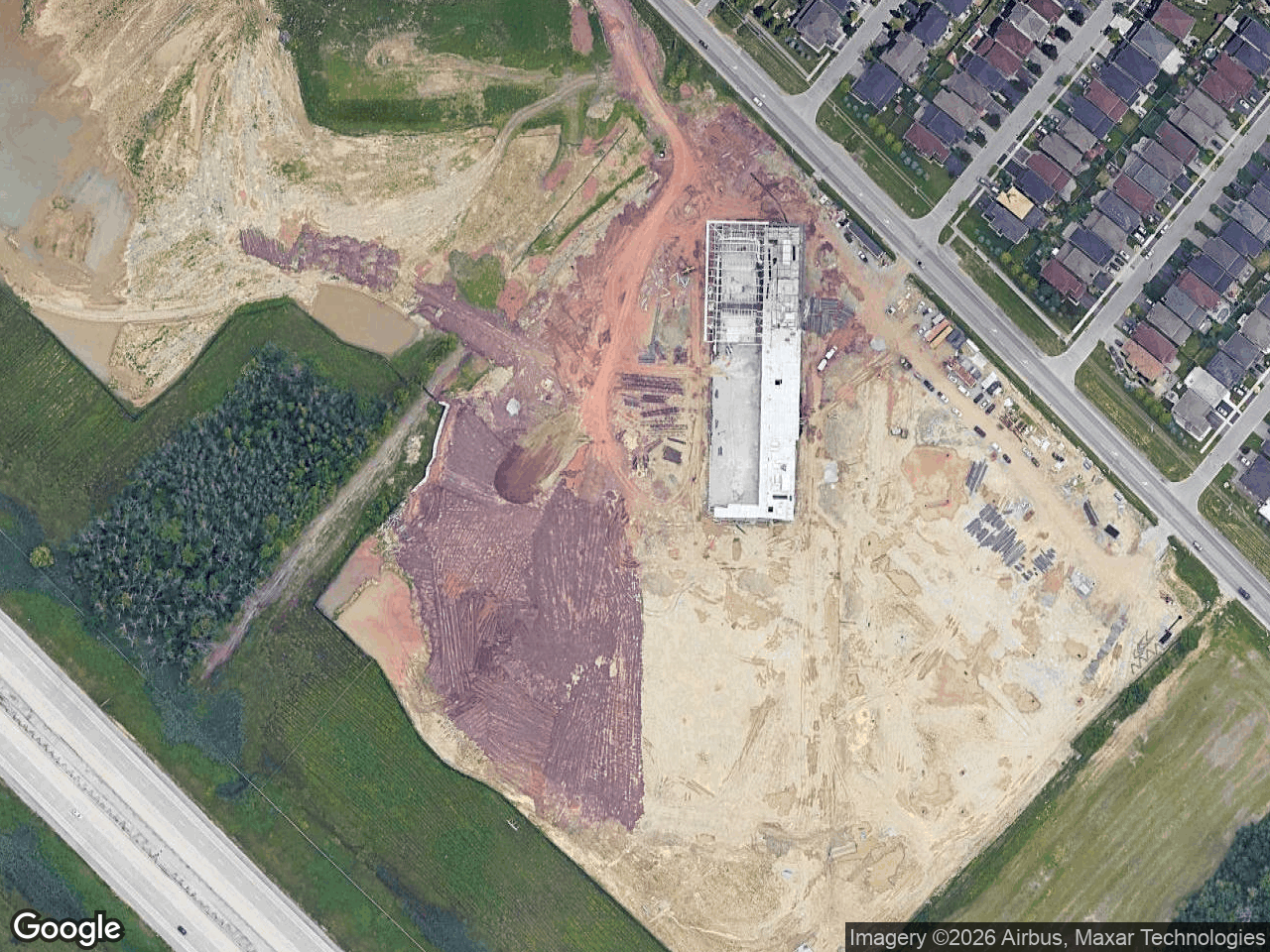 Aerial view of Mattamy Sportspark