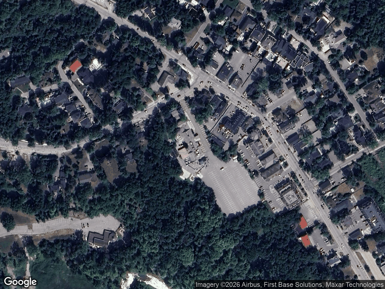 Aerial view of The Doctor's House Dining Corp.