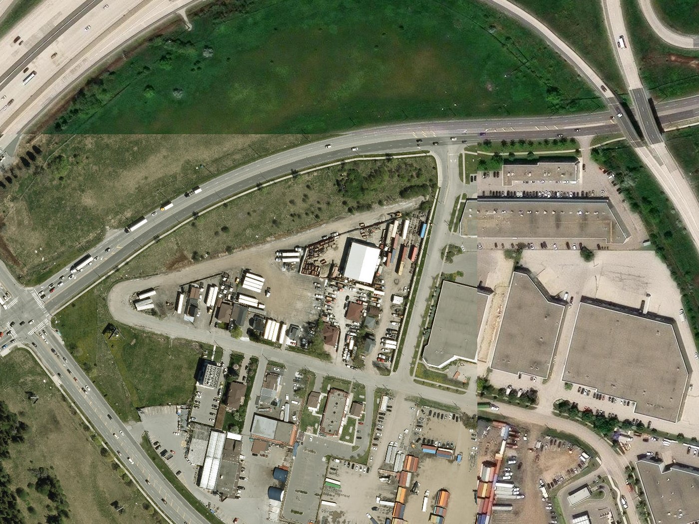 Codlin Crescent approach and western site boundary
