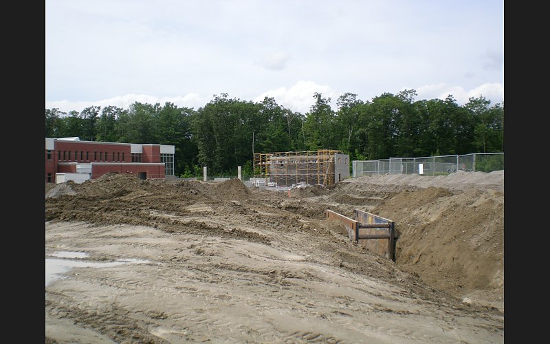 Bear Creek Secondary School construction