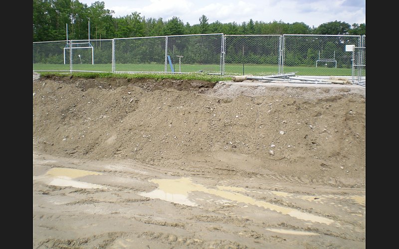 Bear Creek Secondary School site work