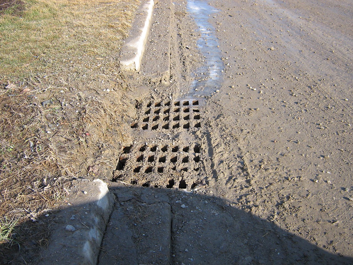 Completed street and services