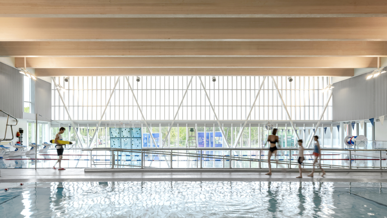 Indoor pool at Burnhamthorpe Community Centre after renovation