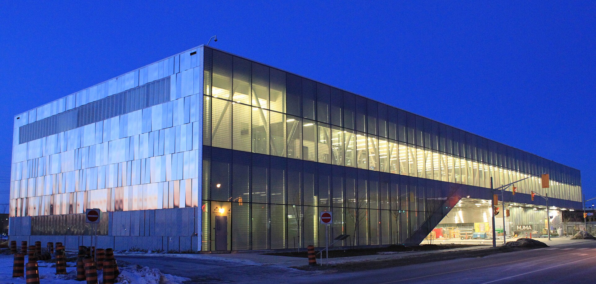 Completed Centennial College Ashtonbee Campus Library and Student Centre exterior