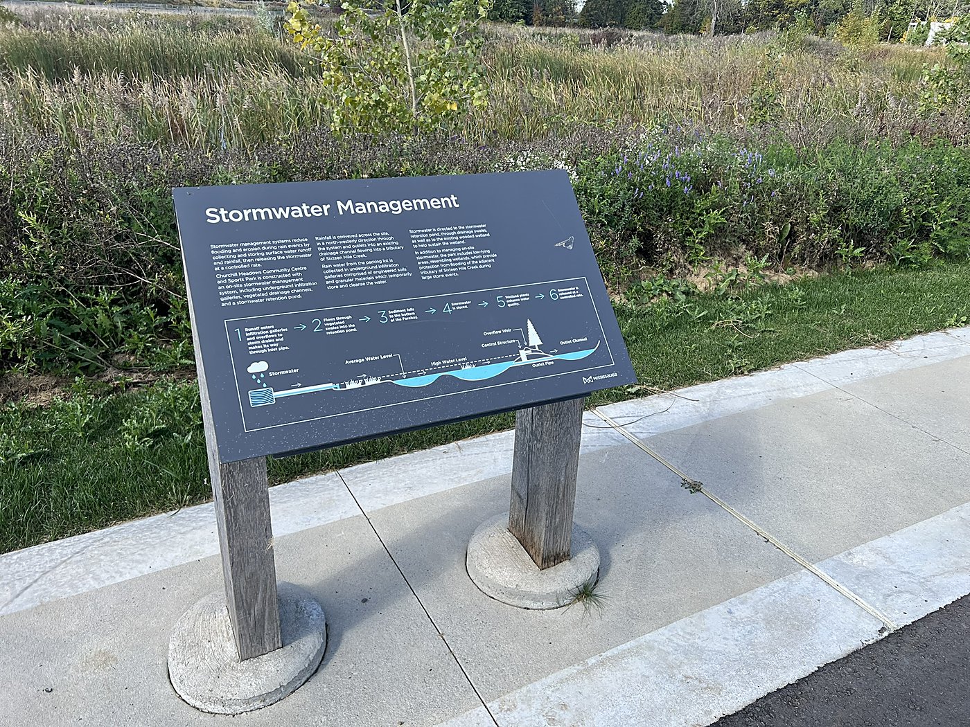 Churchill Meadows – Green space panoramic