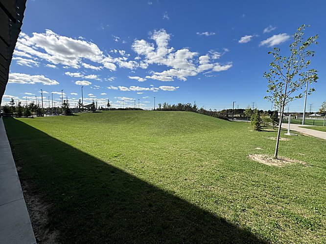 Churchill Meadows – Open field and sky