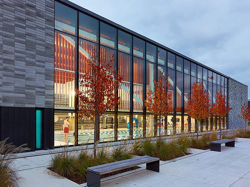 Clarkson Community Centre – Aquatic Centre Addition, Parking Lot and Servicing Improvements – Completed infrastructure