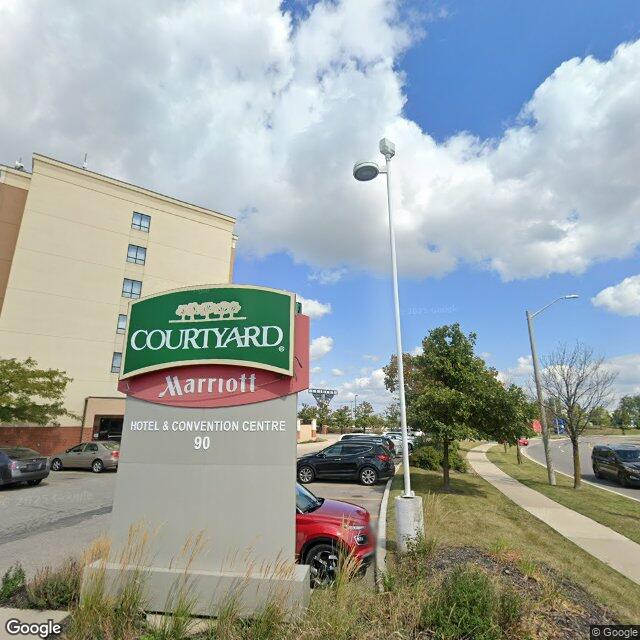 Courtyard Marriott Hotel – Convention Centre entrance