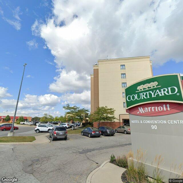 Courtyard Marriott Hotel – Tower and signage