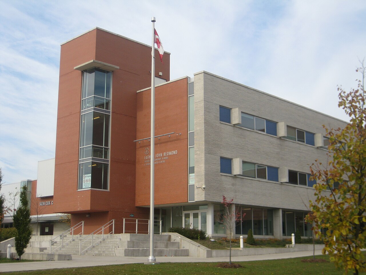 Father Redmond Catholic Secondary School and Ken Cox Community Centre – Completed infrastructure