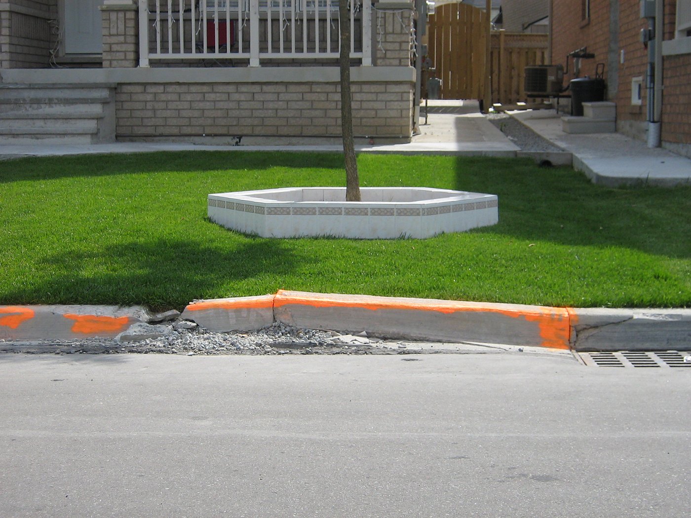Roadway base course and granular placement