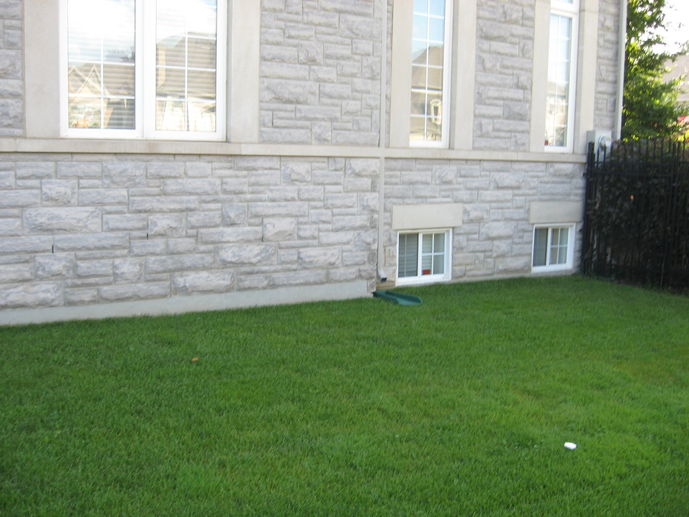 Custom home foundation and servicing