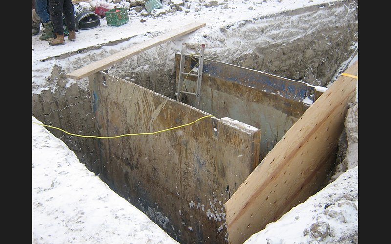 Gore Plaza site work