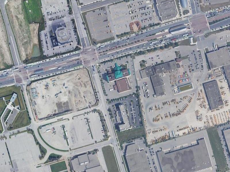 Hilton Garden Inn Vaughan – Site context along Highway 7