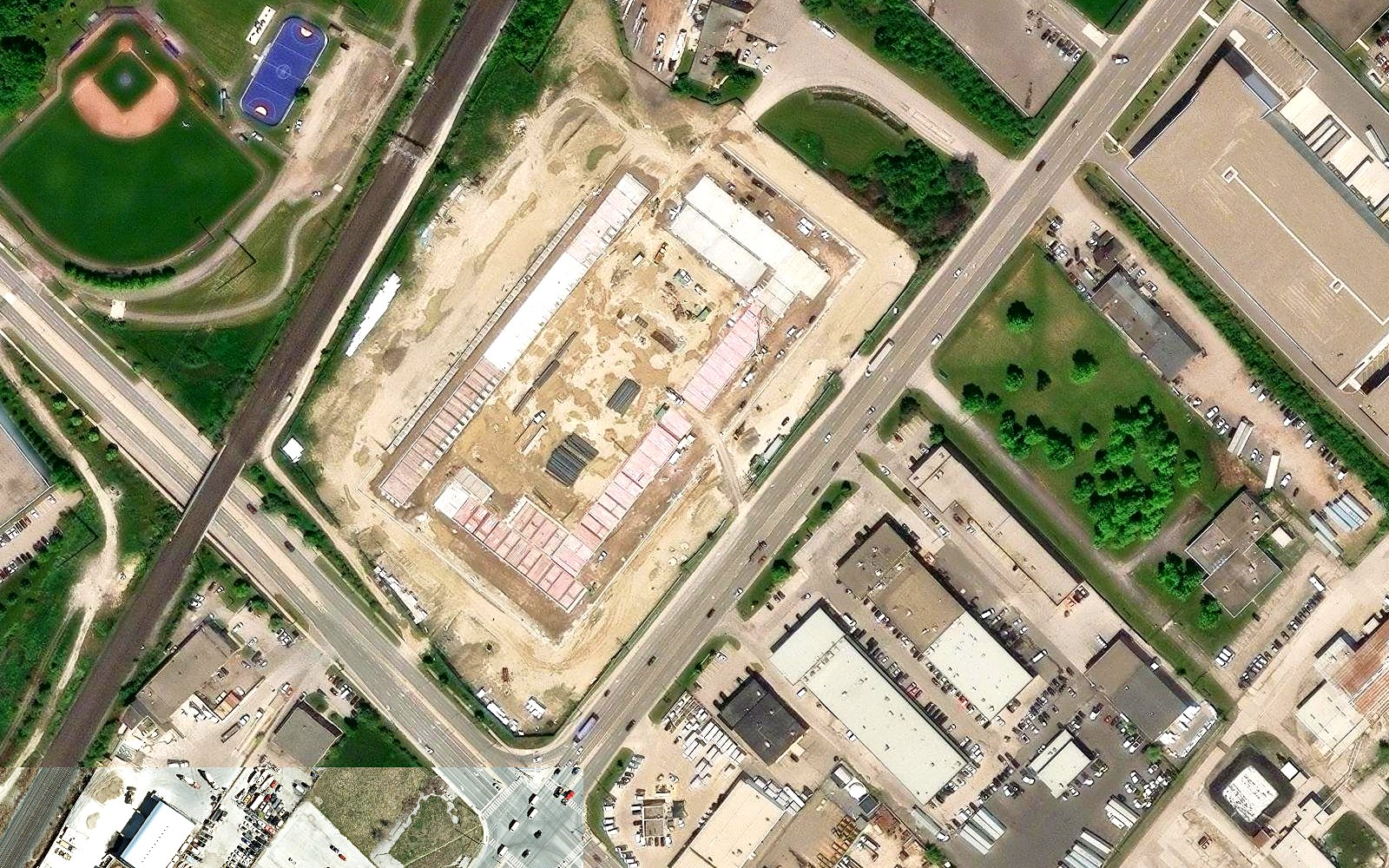 Industrial Warehouse – Completed infrastructure