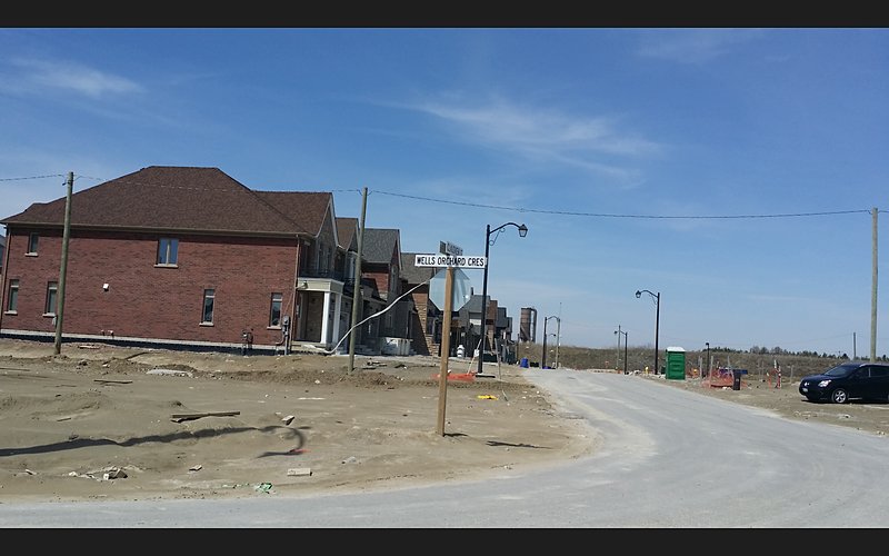 King Road & Dufferin Street External Servicing site work