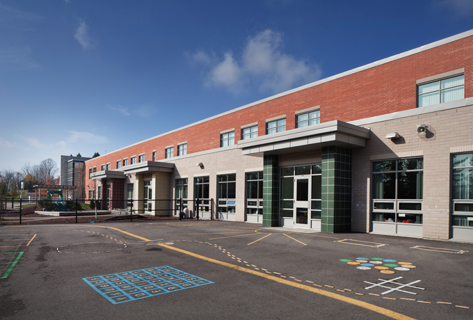 Kleinburg Public School – Rear schoolyard