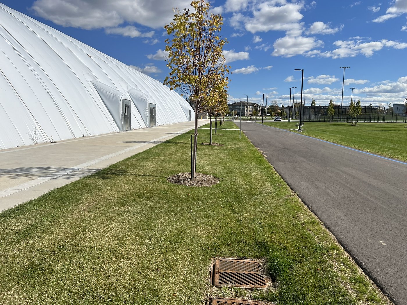 Mattamy Sportspark – Dome and pathway
