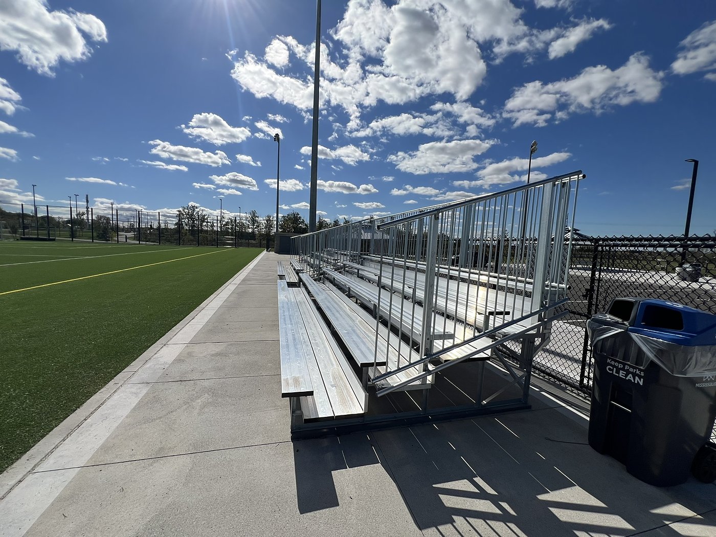 Mattamy Sportspark – Bleachers and spectator area