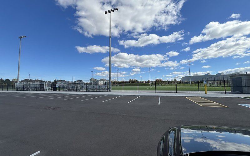 Mattamy Sportspark parking and sports fields