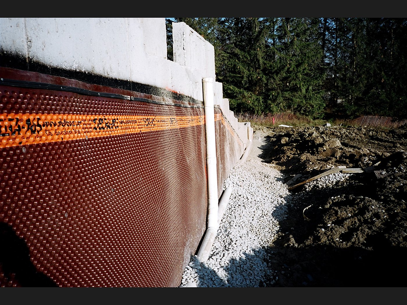 Storm sewer and manhole construction