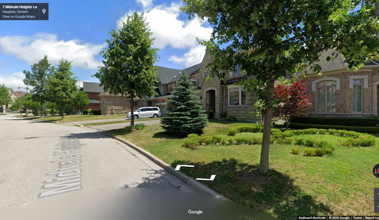 Finished Midvale Teston estate homes with mature landscaping and paved driveways