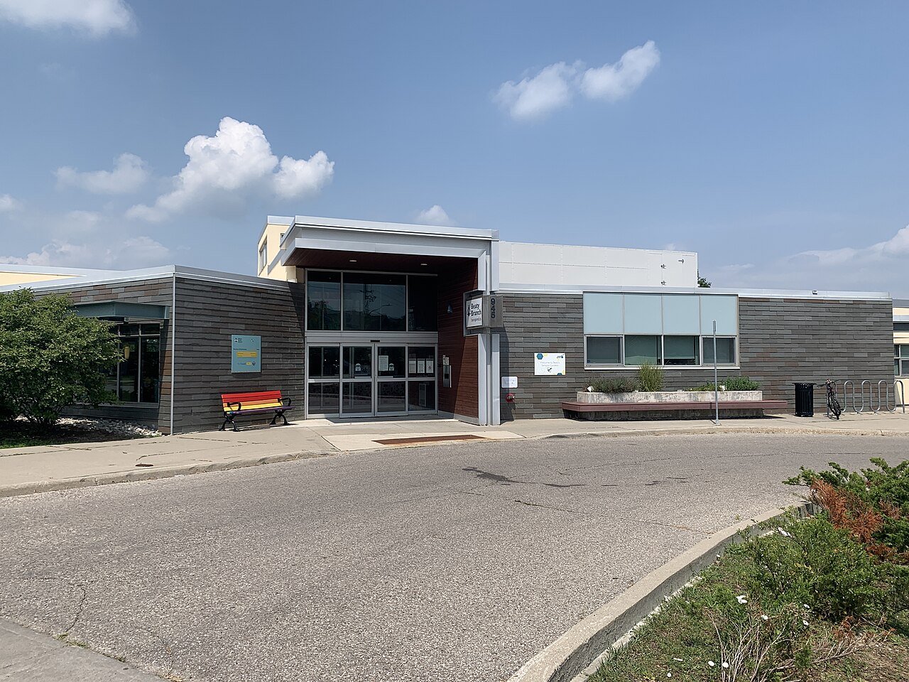 Completed Beaty Branch of Milton Public Library