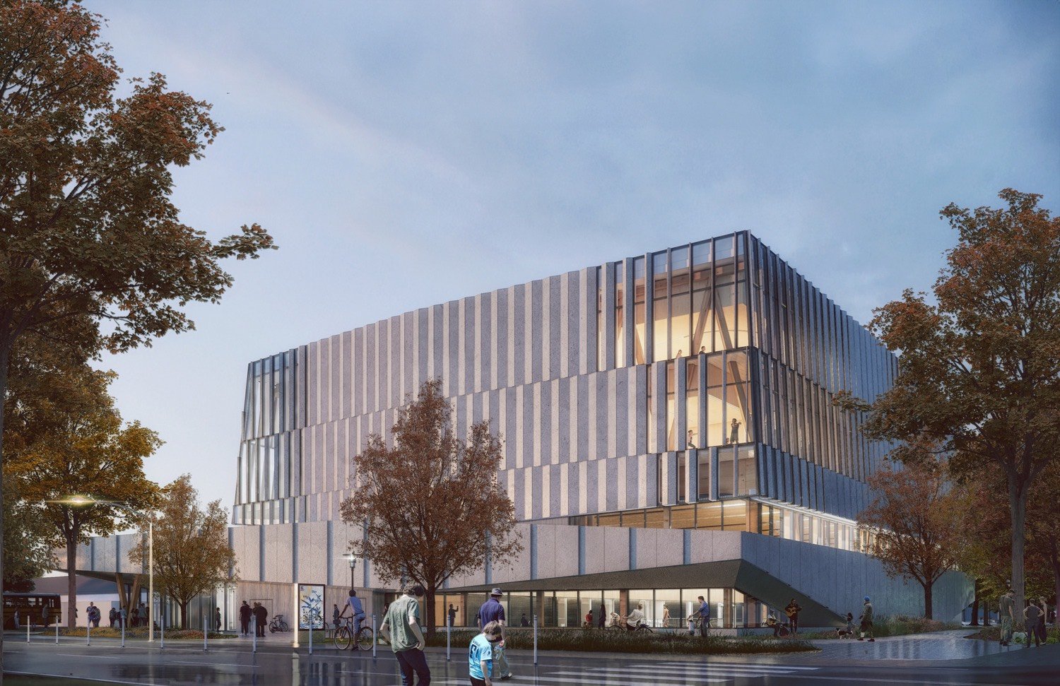Architectural concept for the John Innes Community Recreation Centre at Moss Park