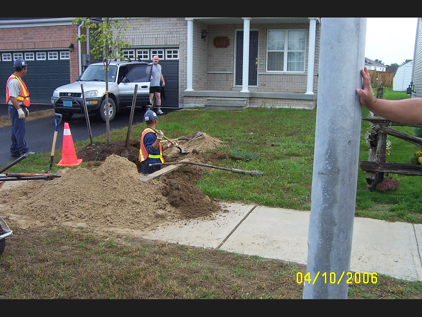 Site development progress