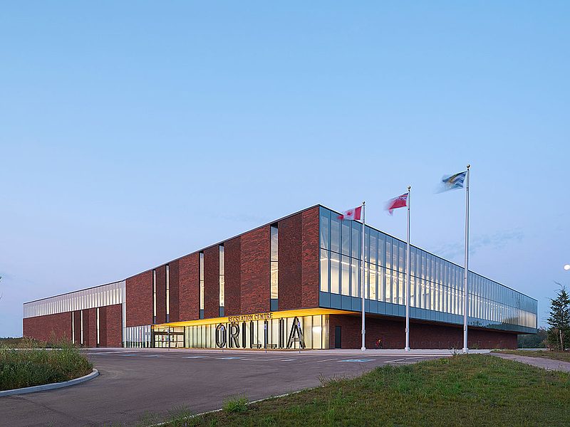 Orillia Recreation and Aquatic Centre – Site overview