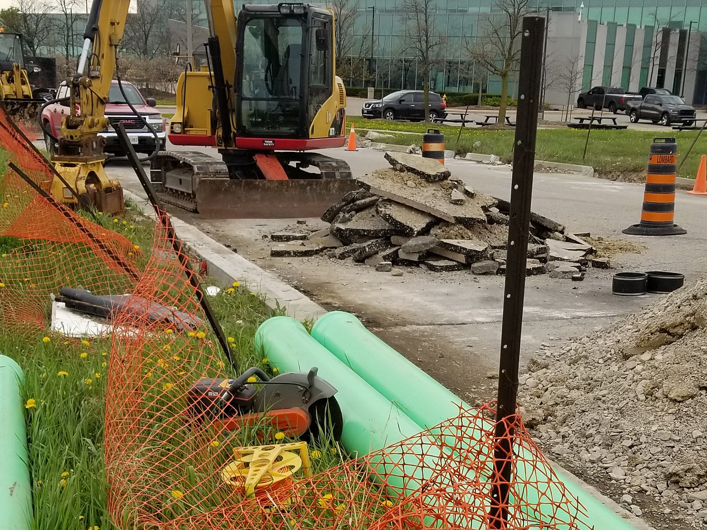 Site drainage and stormwater works