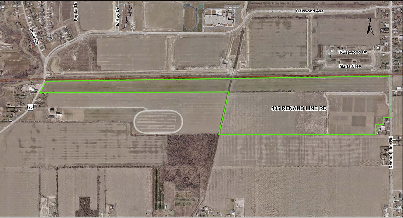 Renaud Line Road Watermain Upgrade – Site overview