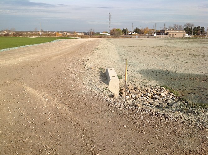 Renaud Line Road Watermain Upgrade – Site view