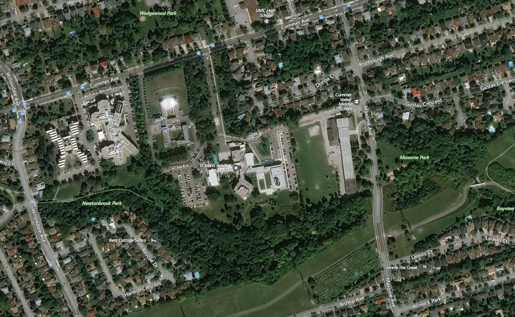 St John's Rehabilitation Centre – Ambulatory Care Centre Addition, Parking Lot and Servicing Improvements – Site overview