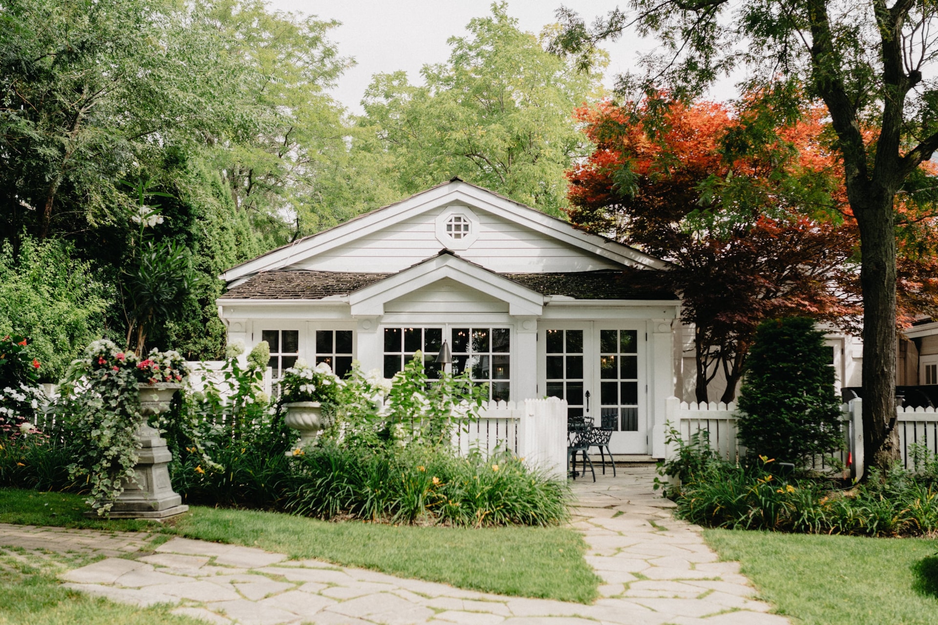 The Doctor's House – Building facade and gardens