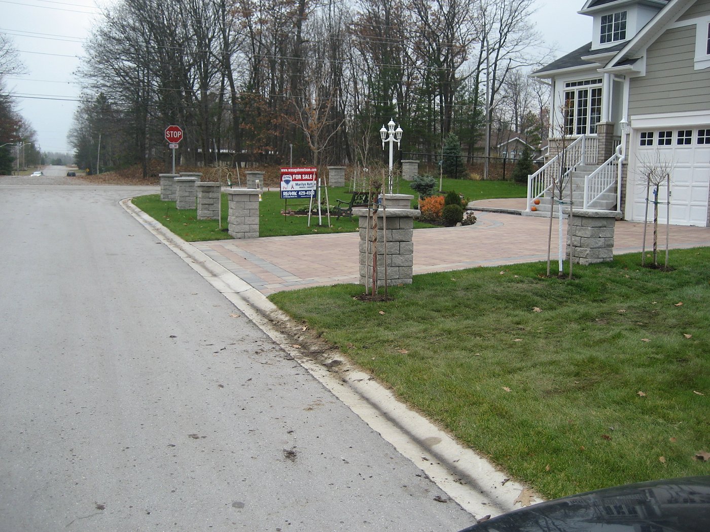 Roadway construction through beach-area terrain