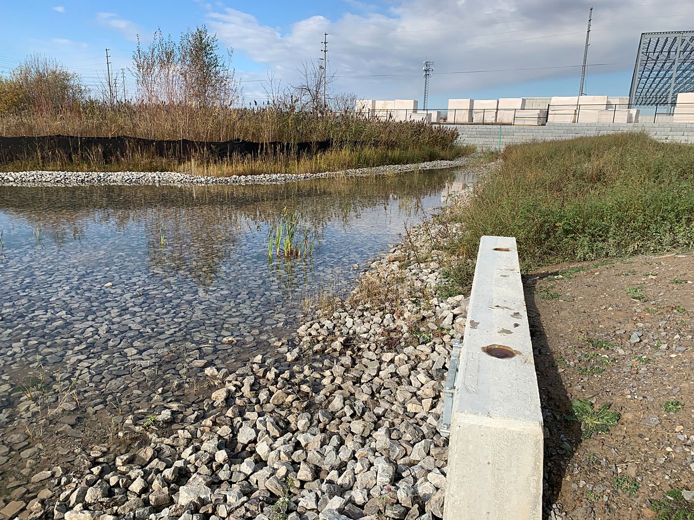 Stormwater management and site grading work